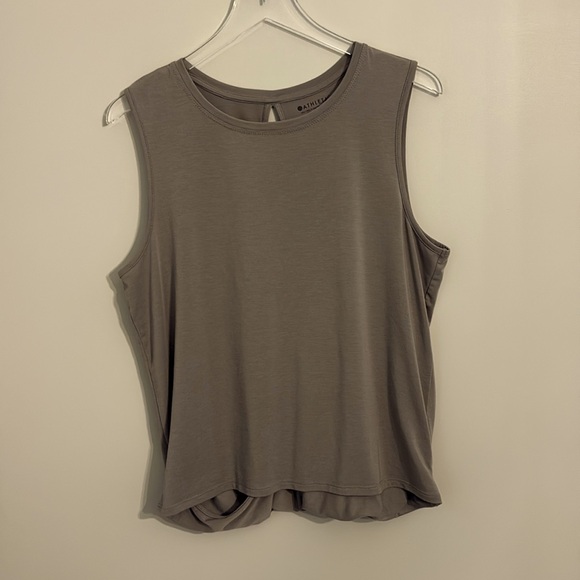 Athleta Tops - Athleta Taupe Essence Relaxed Muscle Tee